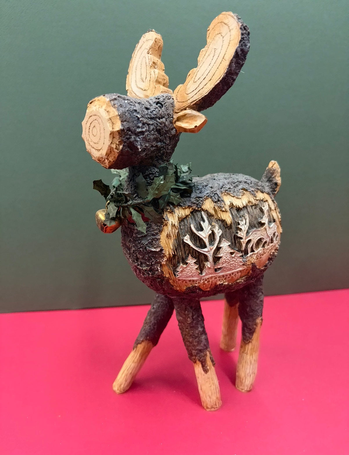Wooden Medium Sized Moose Decor