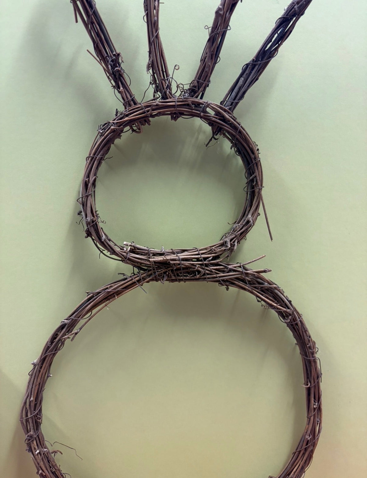 Easter Bunny Made Out Of Sticks