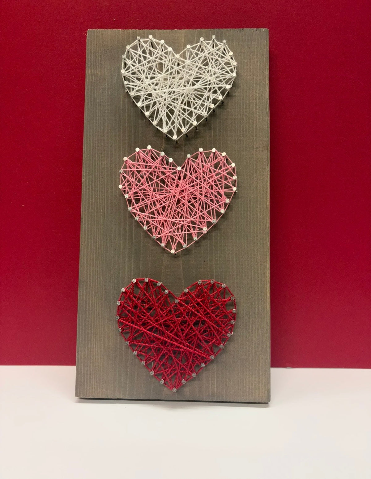 Homeade Hearts Sign