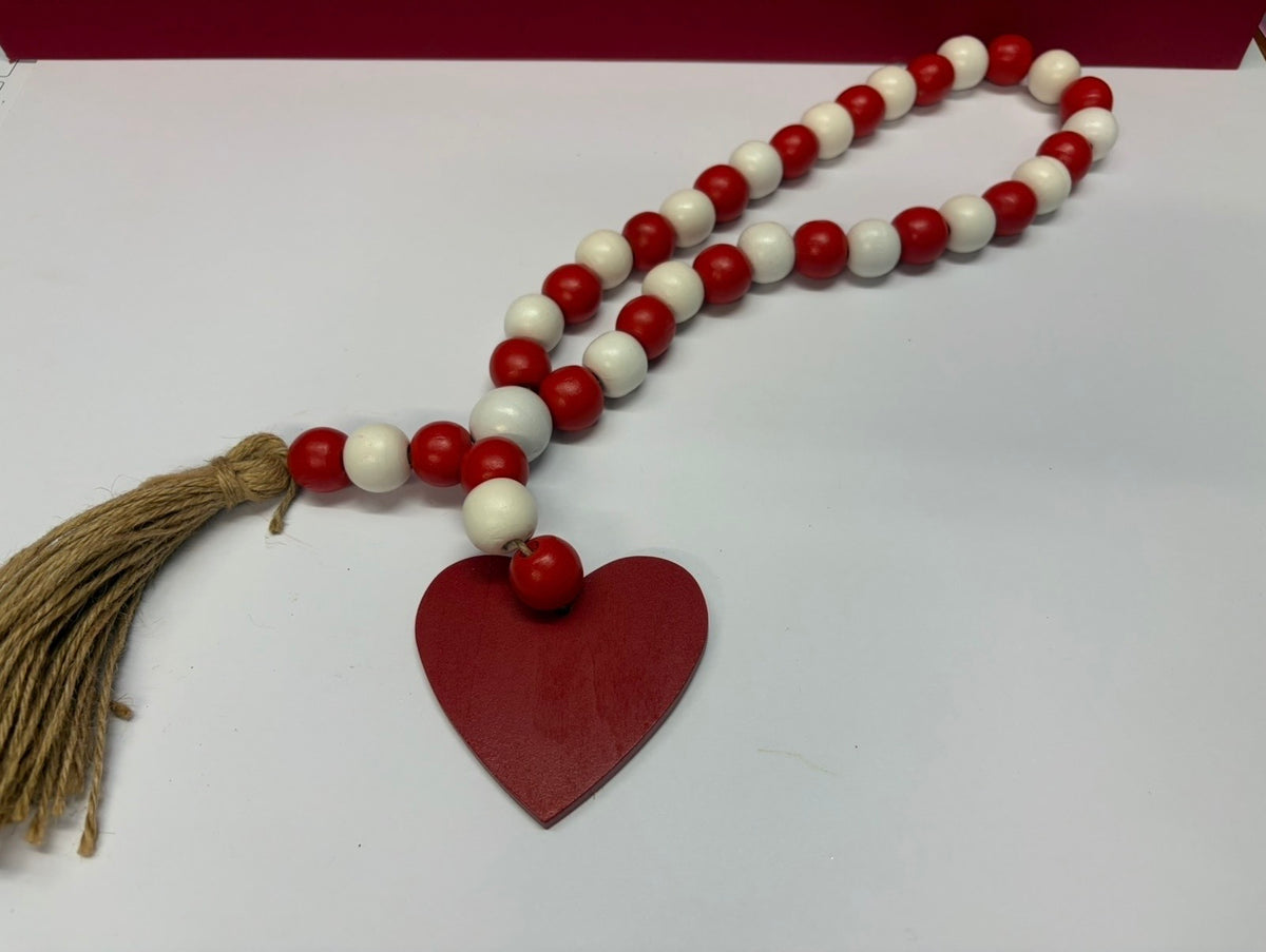 Valentines Day Beaded Garlands