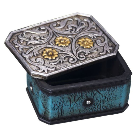 Western Turquoise Trinket Box