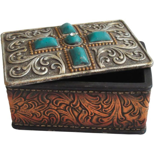 Western Cross Trinket Box