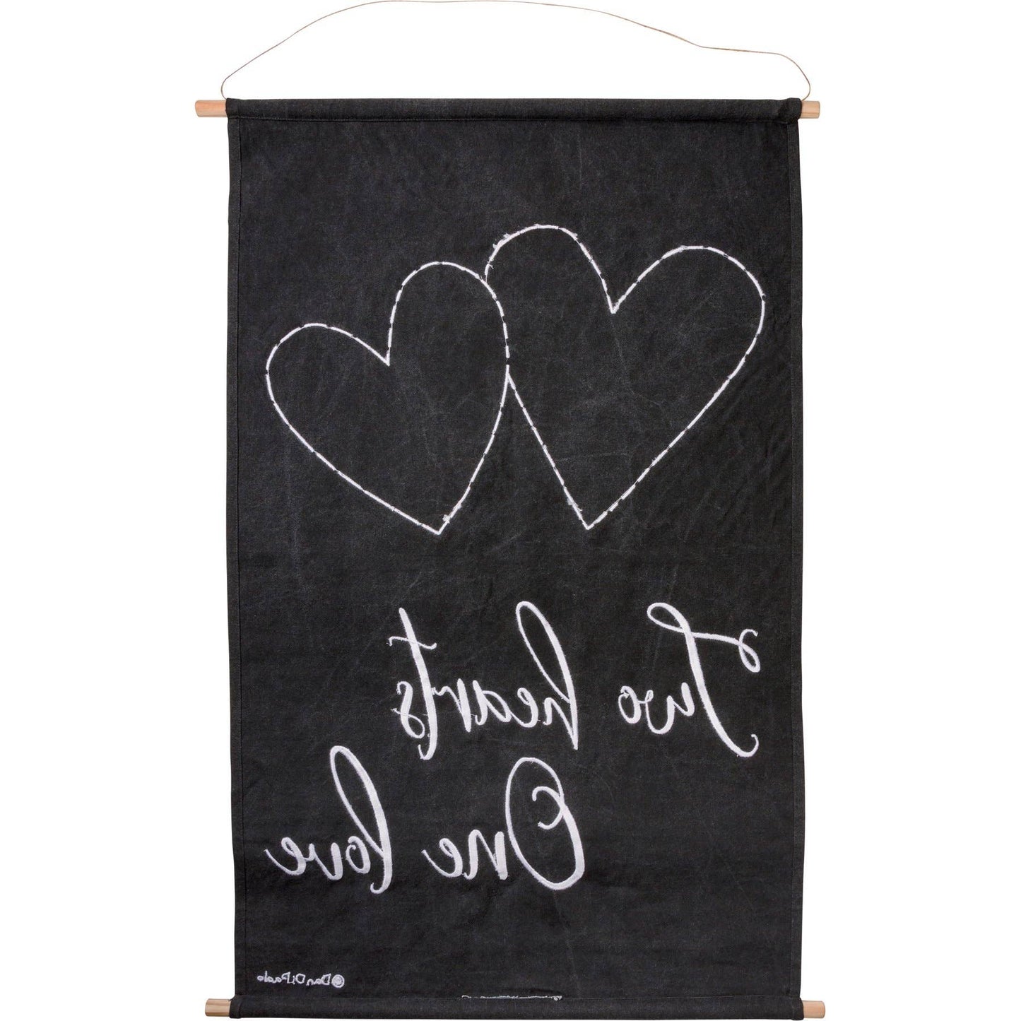 Two Hearts One Love Wall Decor