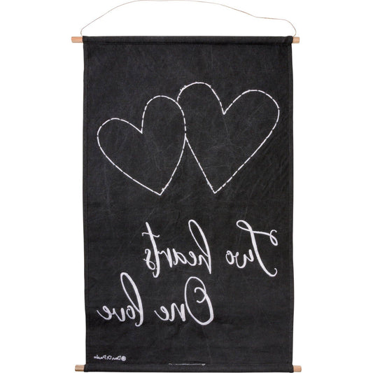 Two Hearts One Love Wall Decor