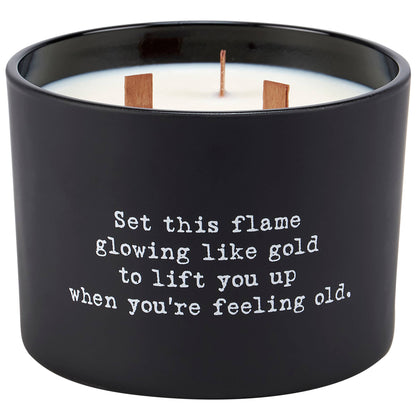 Age Poetry Candle