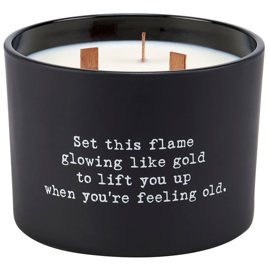 Age Poetry Candle