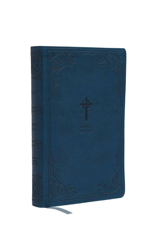 NRSV Catholic Edition Gift Bible, Teal Leathersoft (Comfort