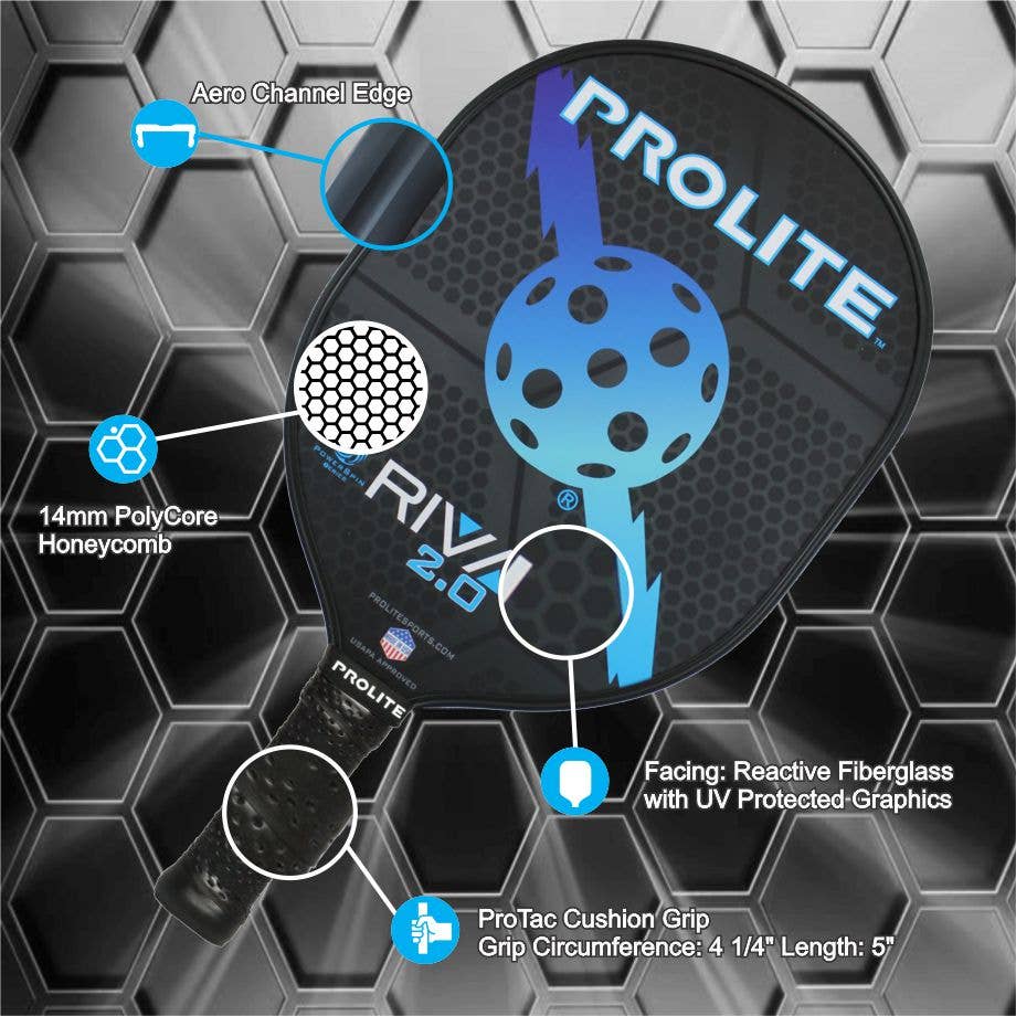 Rival Powerspin 2.0 Pickleball Paddle