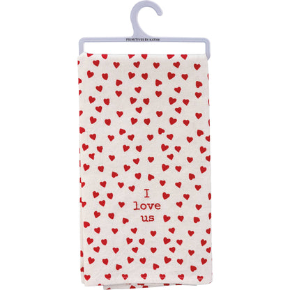 I Love Us Kitchen Towel