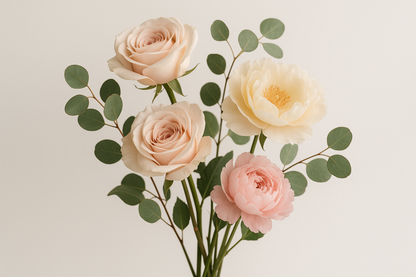 bouquet with 3-5 stems of flowers