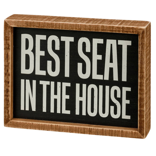 Best Seat Inset Box Sign
