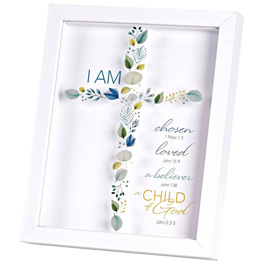 Framed Art I Am Chosen Child Boy