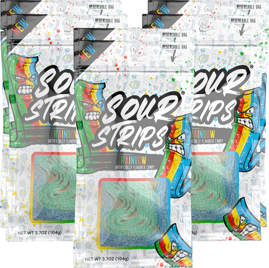 Sour Strips Rainbow 3.4 OZ