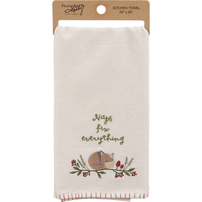 Naps Fix Everything Kitchen Towel