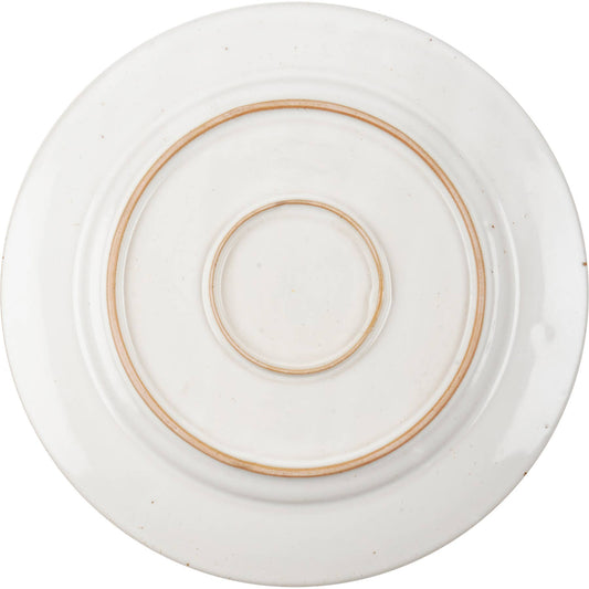 Ribbed Snowflake Large Plate