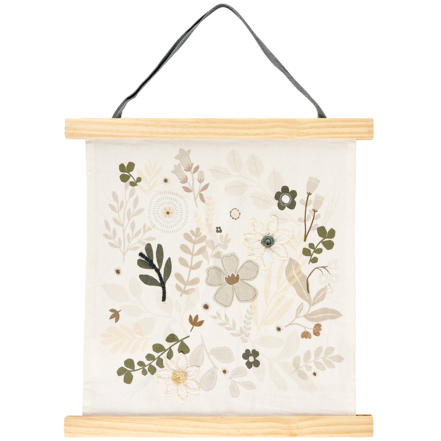 Beige Floral Wall Decor