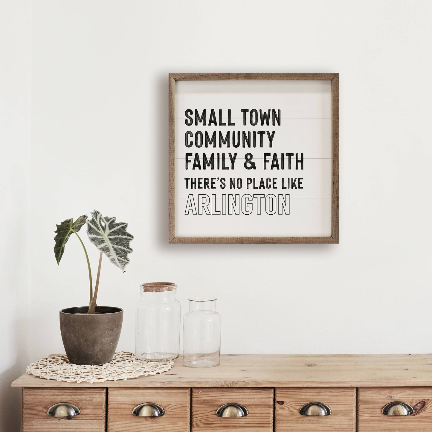 Personalized Town Small Town White