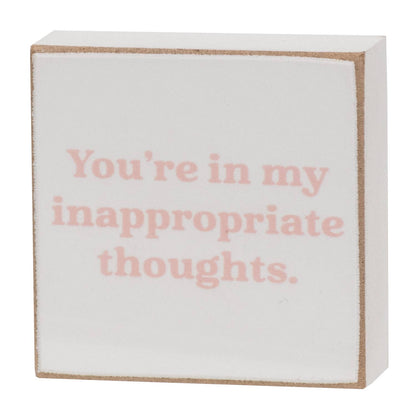 Not Sick of You 2” Square Block - 4 Assorted