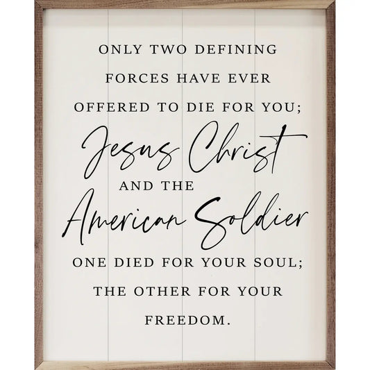 American Soldier White