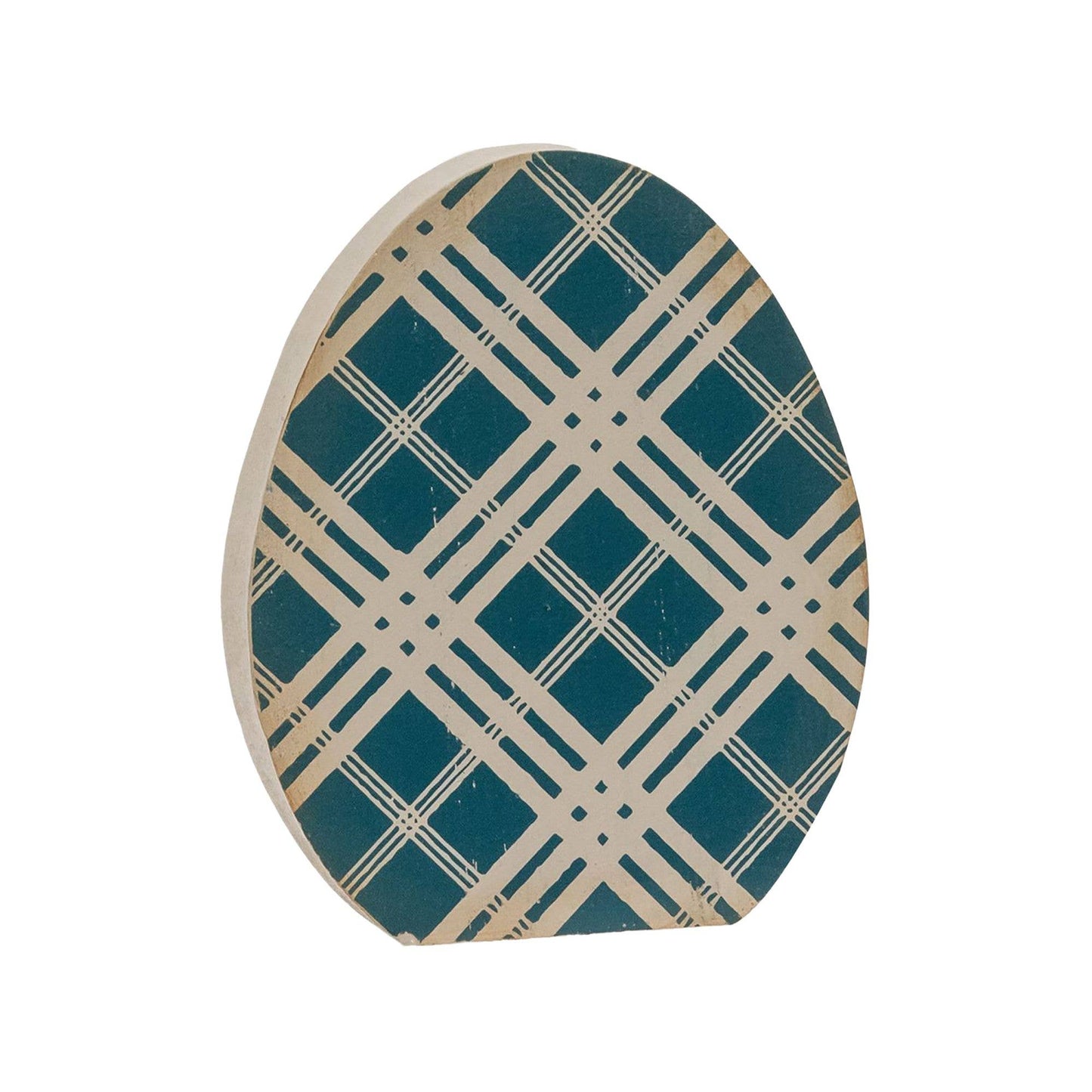 3/Set, Chunky Blue Patterned Egg Sitters
