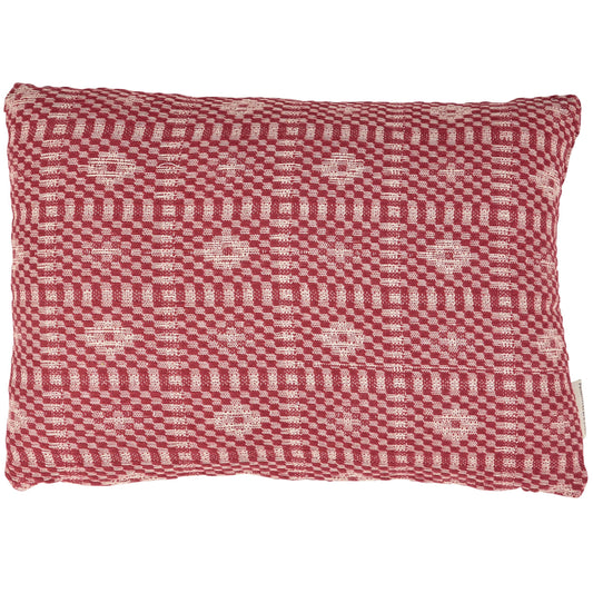 Red Diamonds Pillow