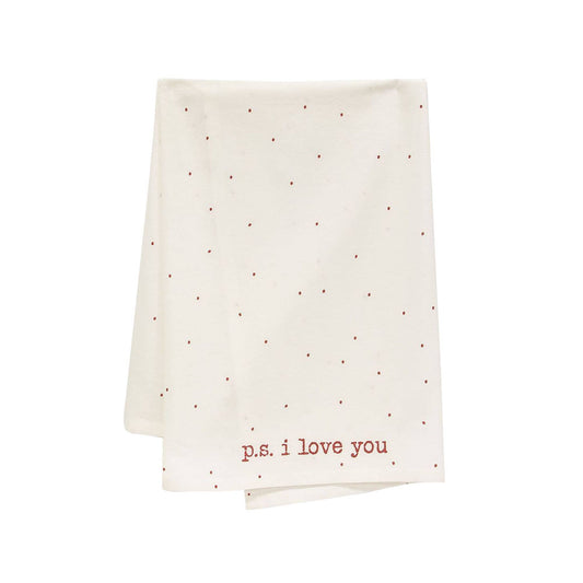 PS I Love You Dish Towel