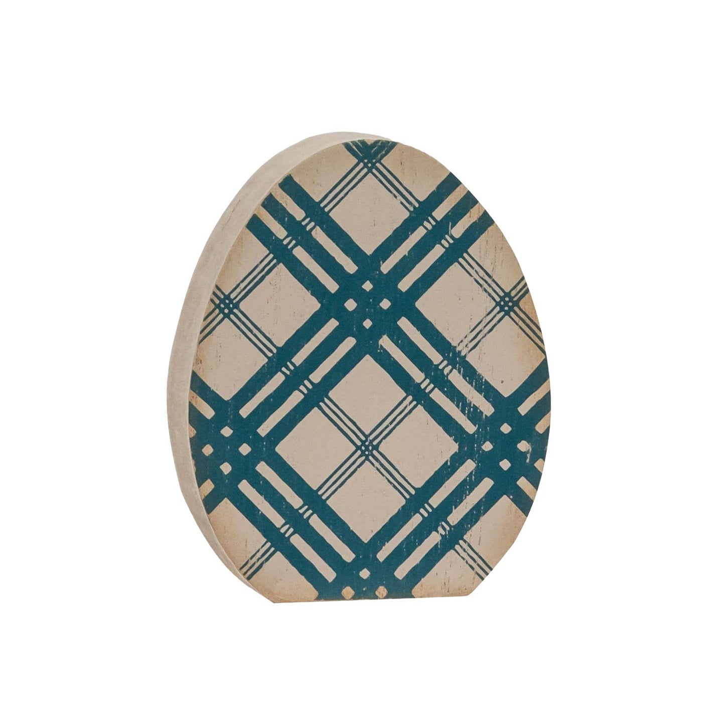3/Set, Chunky Blue Patterned Egg Sitters