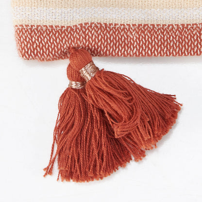 Highland Cow Striped Kitchen Towel