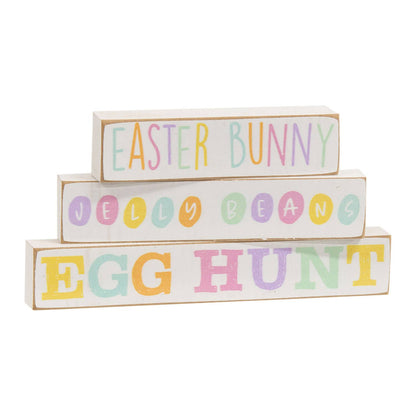 3/Set, Easter Bunny Pastel Block Stackers