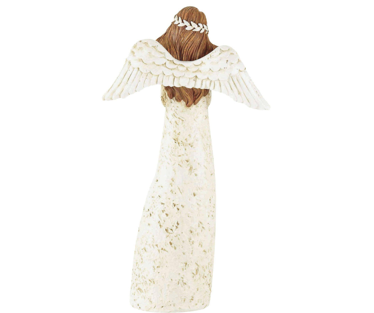 Angel With Heart Rsn 8"H