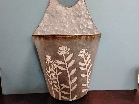 Large Floral Decorative Tin