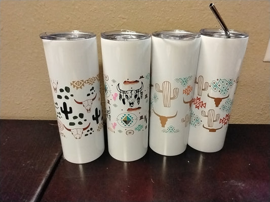 Western Printed Water Bottles