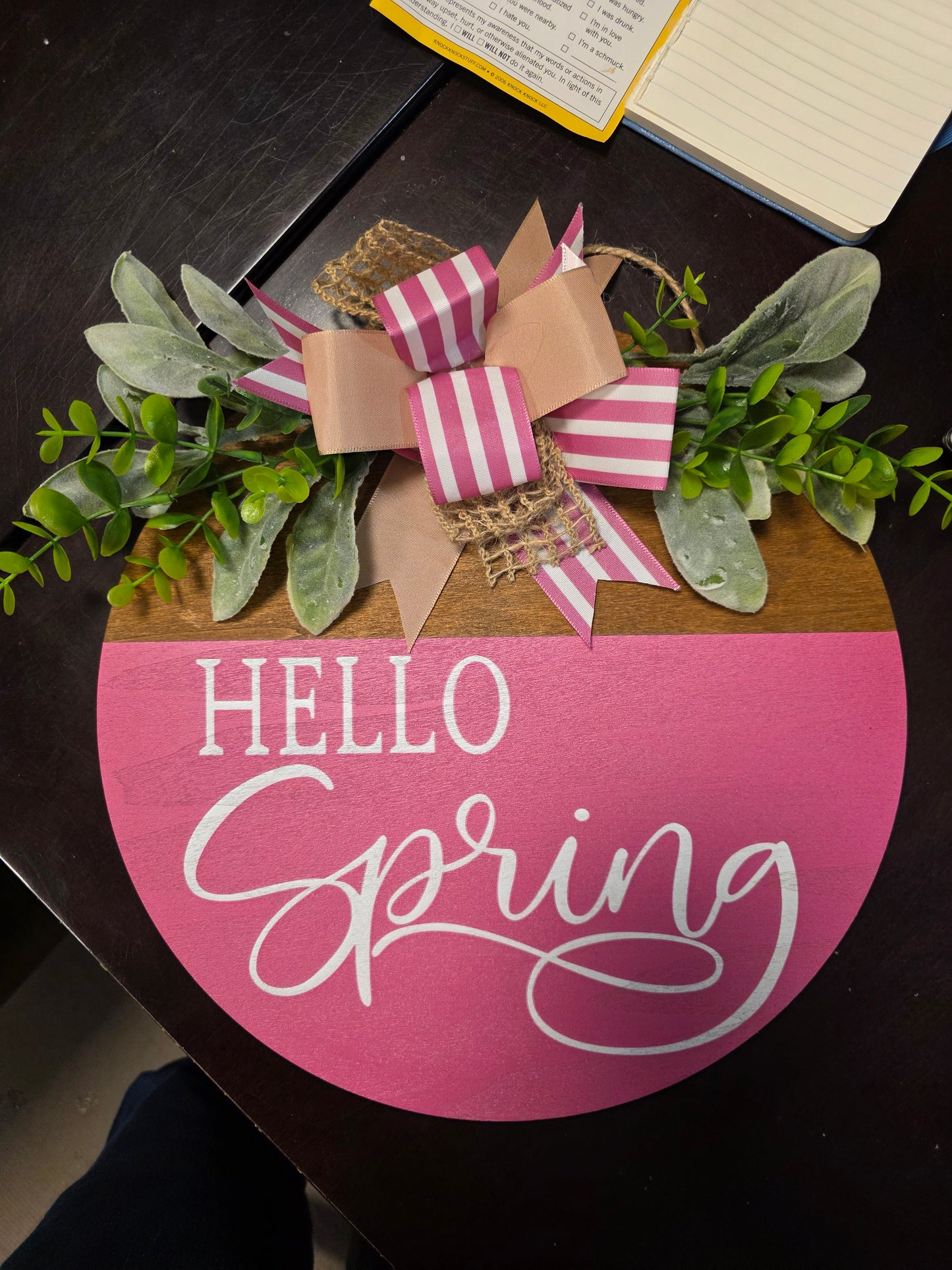 Custom Wall Sign - Hello Spring