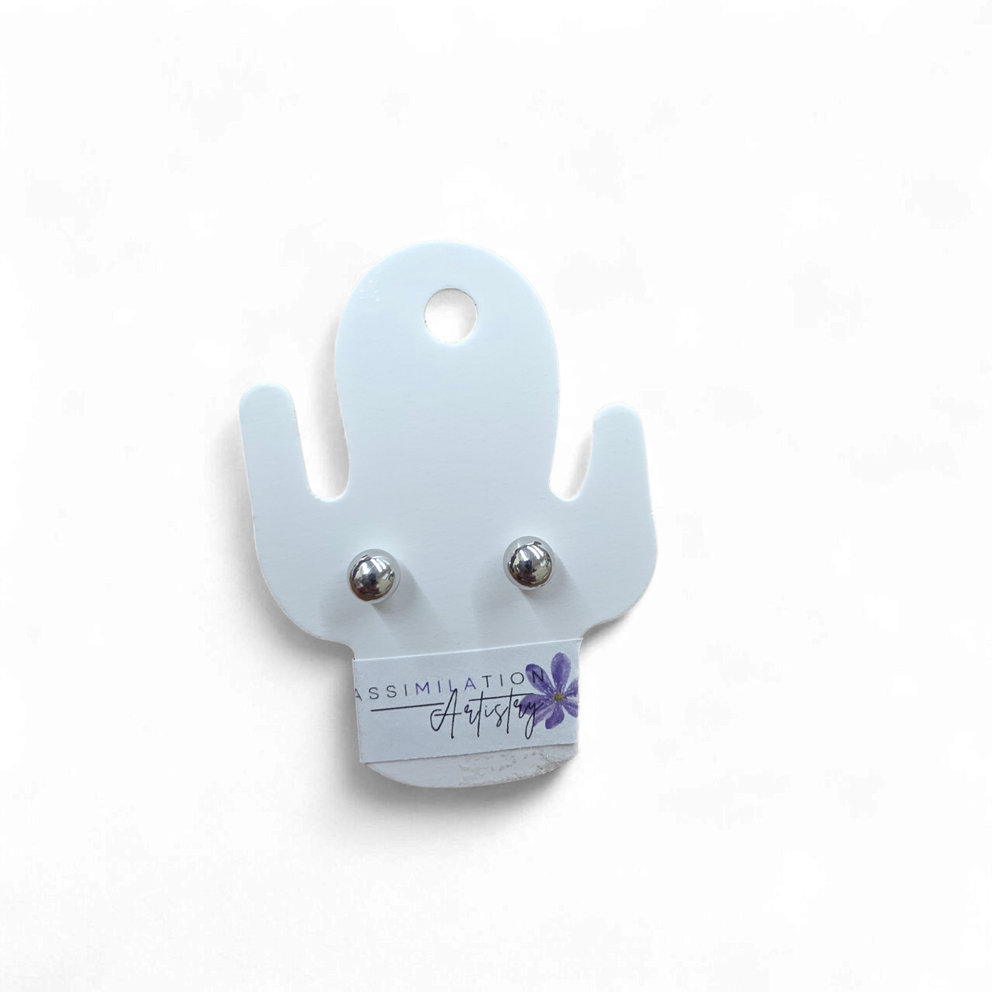 Silver Stud Earrings