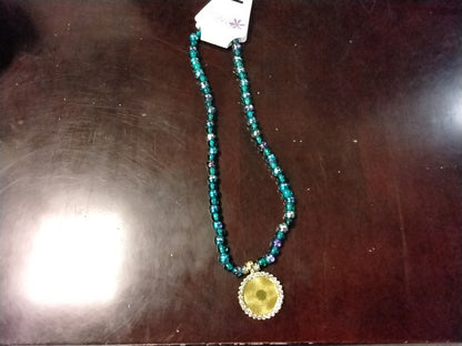 Blue and Purple Necklace