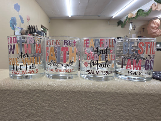 Faithful 8 oz Drinking Glass