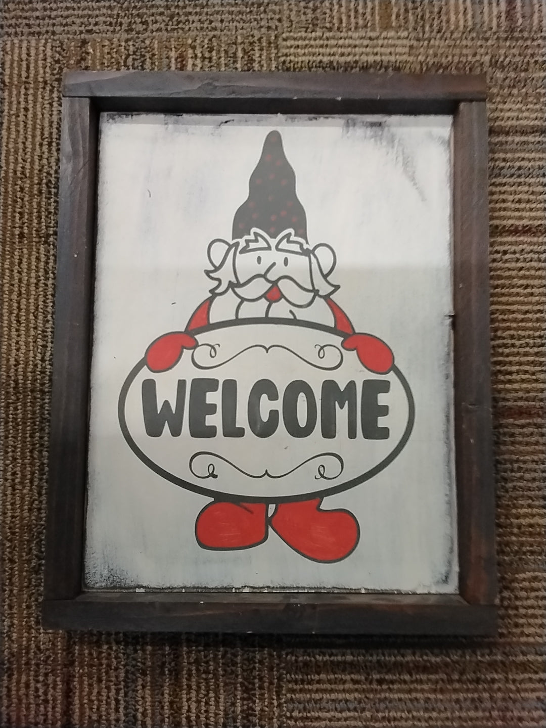 Santa Welcome Sign