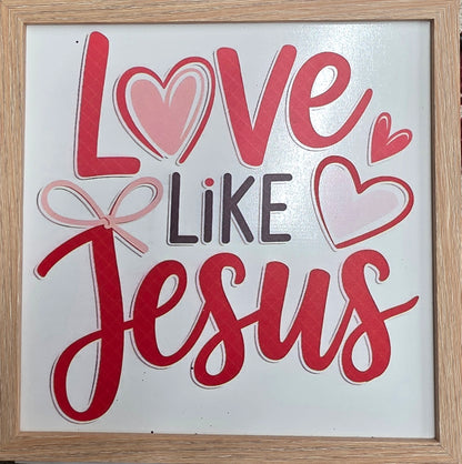 Love Like Jesus Wall Hanging