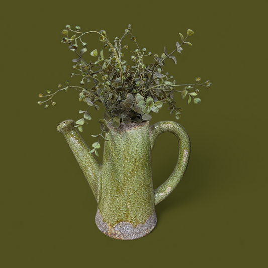 Rustic Green Vase