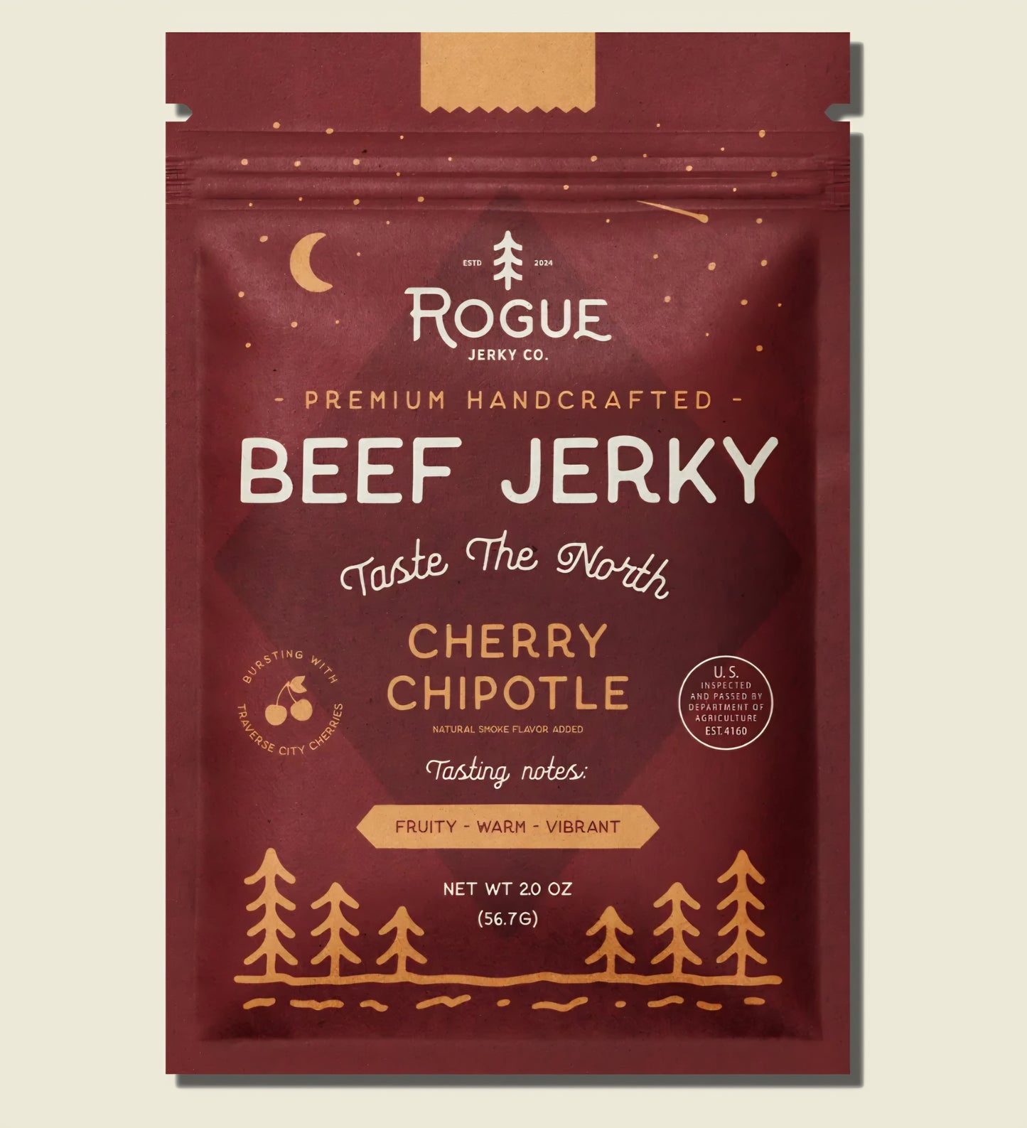 Rogue Beef Jerky Cherry Chipotle