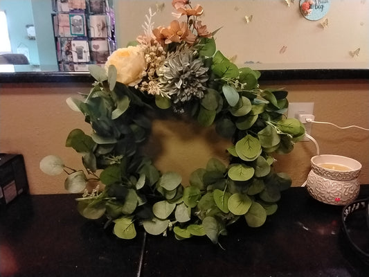 Large Floral Wreath